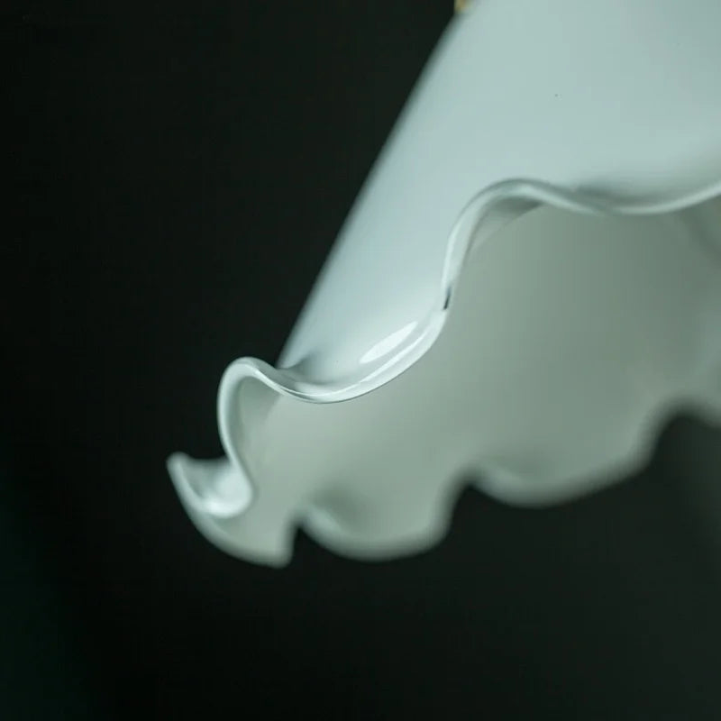 Glass LED Pendant Flower Lampshade for Bedroom & Living Room Decor