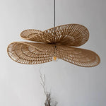 Rattan Weaving LED Chandelier Pendant Lights for Home Decor
