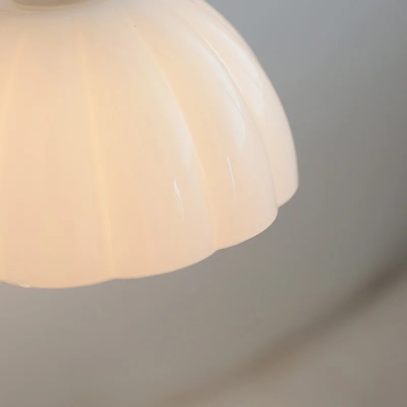 Rotatable Glass LED Wall Lamp with Copper Socket and Pull Chain Switch