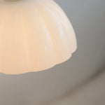 Rotatable Glass LED Wall Lamp with Copper Socket and Pull Chain Switch