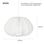 Scandinavian Silk Balloon Chandelier by - Home Decor Lighting Fixture