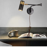 Afralia™ Rotatable LED Wall Sconce Swing Arm Light Fixture - Nordic Design
