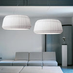 Pleated Fabric LED Pendant Lights - Minimalist Nordic Chandelier for Living Room