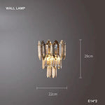 Oval Crystal Chandelier LED Pendant Lamp for Dining Room & Living Room