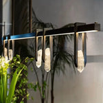 Crystal Pendant Light: Modern Luxury Designer Copper Fixture