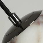 Afralia™ Nordic LED Pendant Light - Luxury Stone Ball Wire Adjustable Home Decor