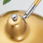 Nordic Adjustable Floor Lamp with Marble Base - Black