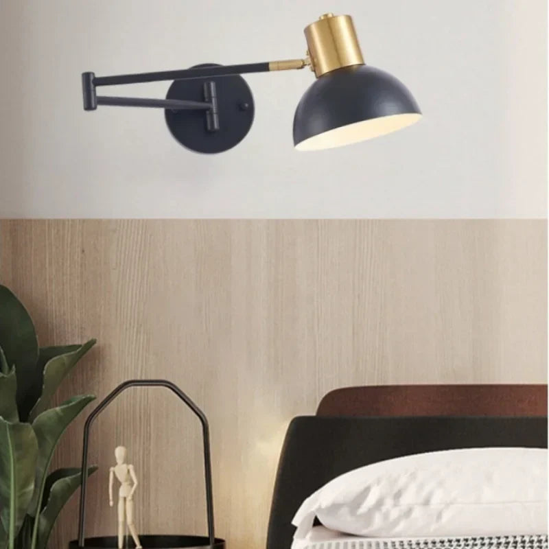 Afralia™ Iron Art LED Wall Lamp for Bedroom Stair Kitchen Living Room Decor