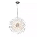 Afralia™ Dandelion Gold/Chrome Chandelier with Crystals, G9 Pendant Lights for Elegant Lighting