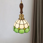 Tiffany Style Colorful Glass LED Pendant Light for Bar Loft Cafe Bedroom