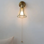 Glass Wall Light Sconce Modern Nordic Bedside Lamp Aisle Hallway Balcony Lighting