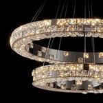 Bacci 2-Tier Crystal Chandelier Light