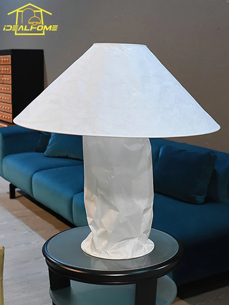 Minimalist LED Tyvek Floor Lamp for Bedroom & Living Room