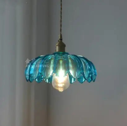 Glass Pendant Lights for Bedroom Dinning Living Room