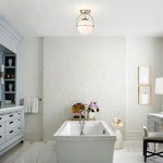 Glass Ball Suspension Ceiling Light for Living Room