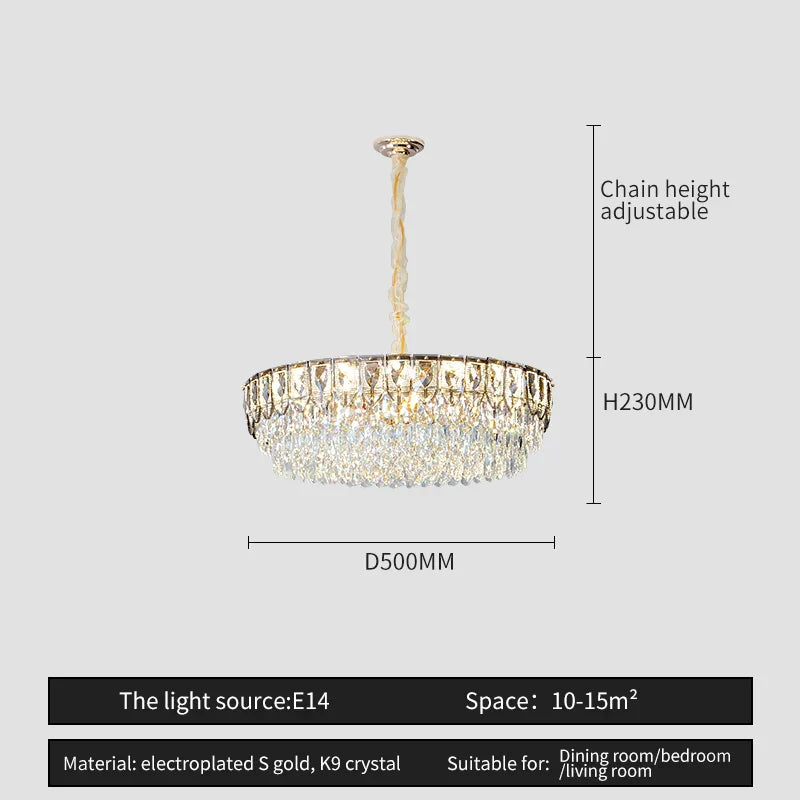 Crystal Chandelier: Modern Luxury Lighting for Home, Hotel, Restaurant