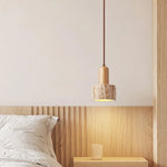 Afralia™ Yellow Travertine LED Pendant Lamps for Dining Table & Kitchen