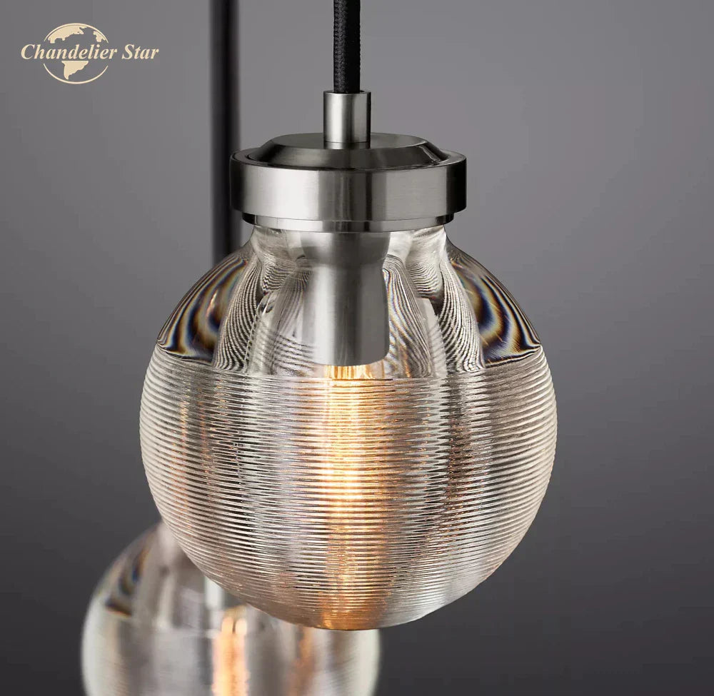 LED Crystal Pendant Chandelier - Modern Round Hanging Light for Home Decor