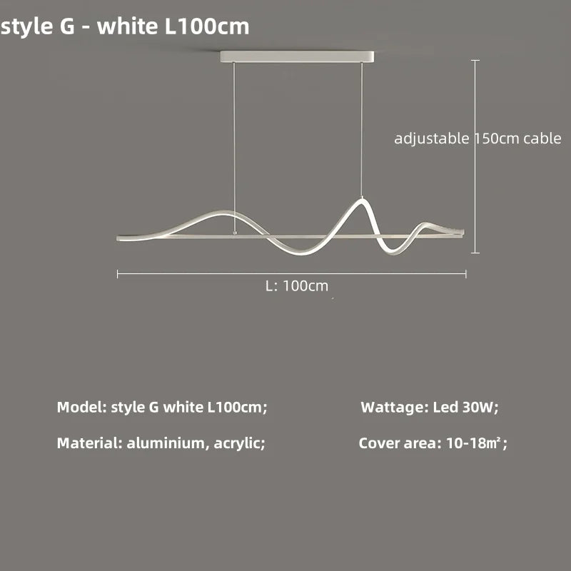 Afralia™ Minimalistic LED Pendant Light for Modern Dining Room Elegance