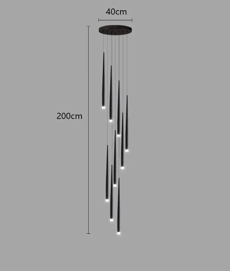 Modern LED Pendant Light Chandeliers for Living Room Dining Room Indoor Lighting