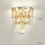 Nordic Crystal Chandelier Dimmable LED Pendant Lamp for Elegant Living Room Décor