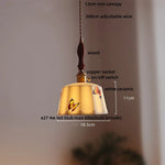 Afralia™ Ceramic Rose LED Pendant Light for Home Living Room Bedroom Hallway