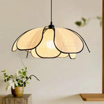 Afralia™ Nordic LED Pendant Chandelier Flower Lamp for Modern Wabi Sabi Decor