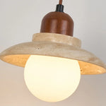 White Glass LED Wall Lights Modern Bedside Lamp Sconce with Pull Chain Switch