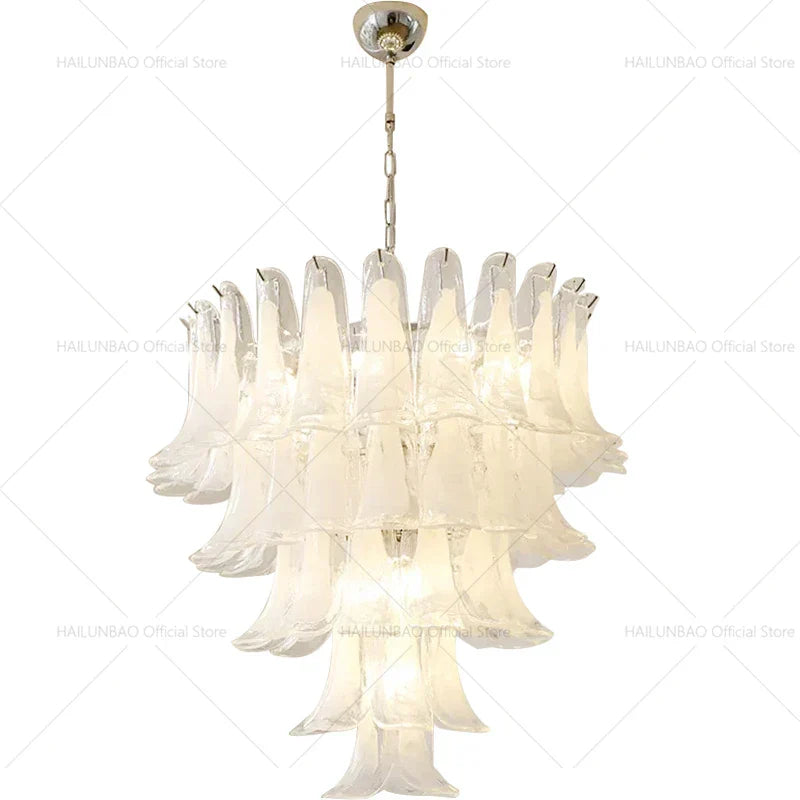 Elegant Crystal Chandelier for Duplex Apartment & Villa Staircase