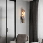 Copper Alabaster Wall Lamp: Post-Modern High-End Bedroom Lighting