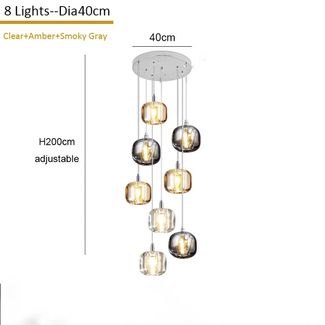 Crystal LED Chandelier for Home Decoration and Modern Lighting