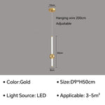 Nordic Simple LED Pendant Lamp | Living Room Bedroom Kitchen Restaurant Decor