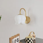 Iron LED Wall Sconce Pull Chain Switch Stair Light Fixture for Study Hallway