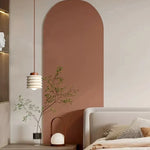 Afralia™ Yellow Travertine Wabi Sabi LED Pendant Lights for Home Decor