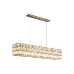 Crystal LED Pendant Light: Luxury Steel Hanging Lamp for Modern Foyer, Dining Room