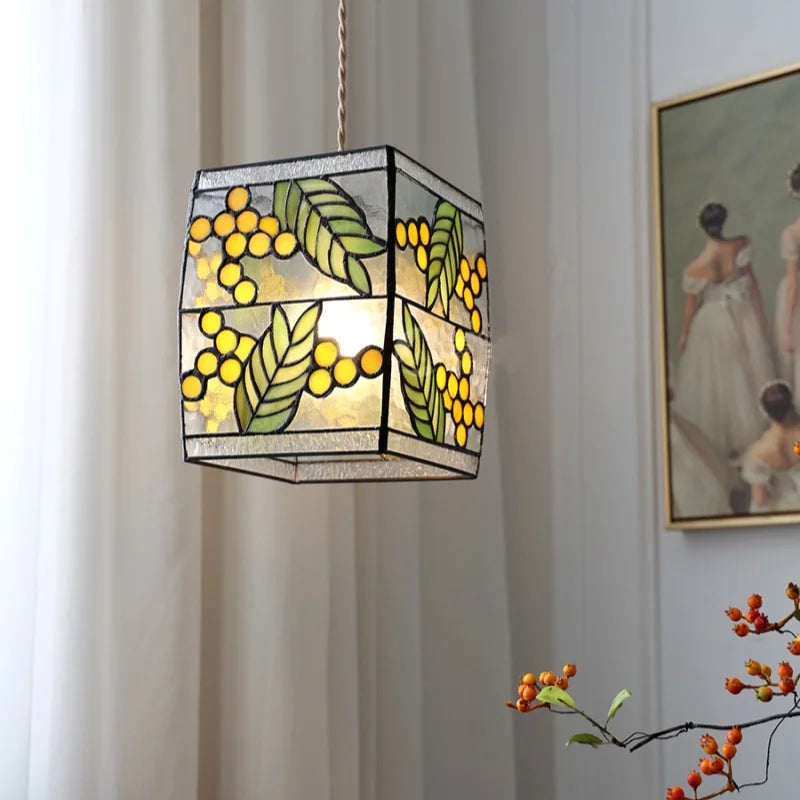 Vintage Loft Glass Pendant Light - Adjustable Hanging Lamp