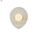 White Glass LED Wall Sconce, Nordic Modern Stair Light Fixtures