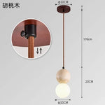 Travertine Stone Pendant Chandelier for Bedroom and Dining Room