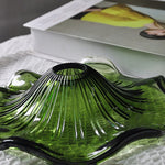 Green Flower Glass Pendant Light - Modern Kitchen Bar Restaurant Hanging Lamp