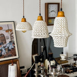 Afralia™ Ceramic LED Pendant Light for Kitchen Dining Living Room