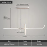 Modern LED Dining Room Chandelier for Minimalist Dining Tables and Bars