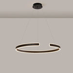 Circle Minimalist LED Pendant Light - Modern Indoor Hanging Lamp