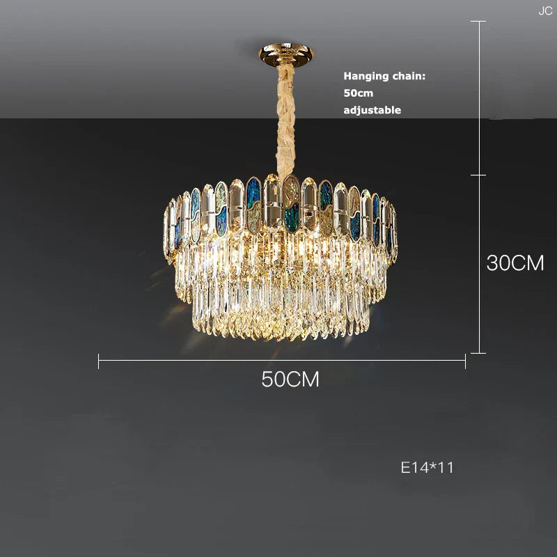 Crystal Chandelier LED Lighting for Living Room