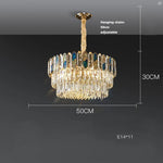 Crystal Chandelier LED Lighting for Living Room
