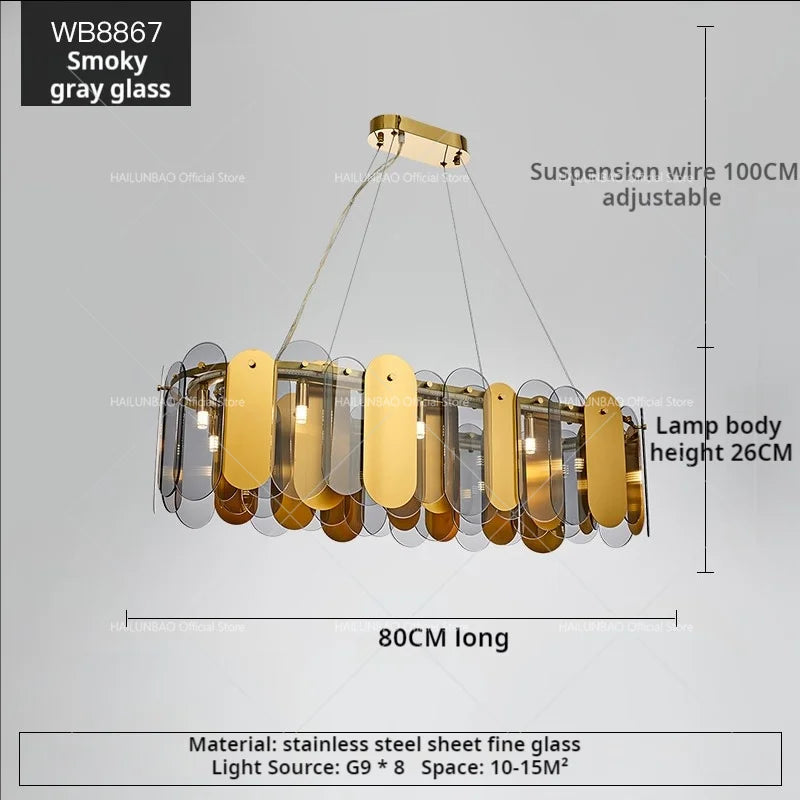 Postmodern Chandelier: LED Living Room Diningroom Bedroom Clothing Store Light