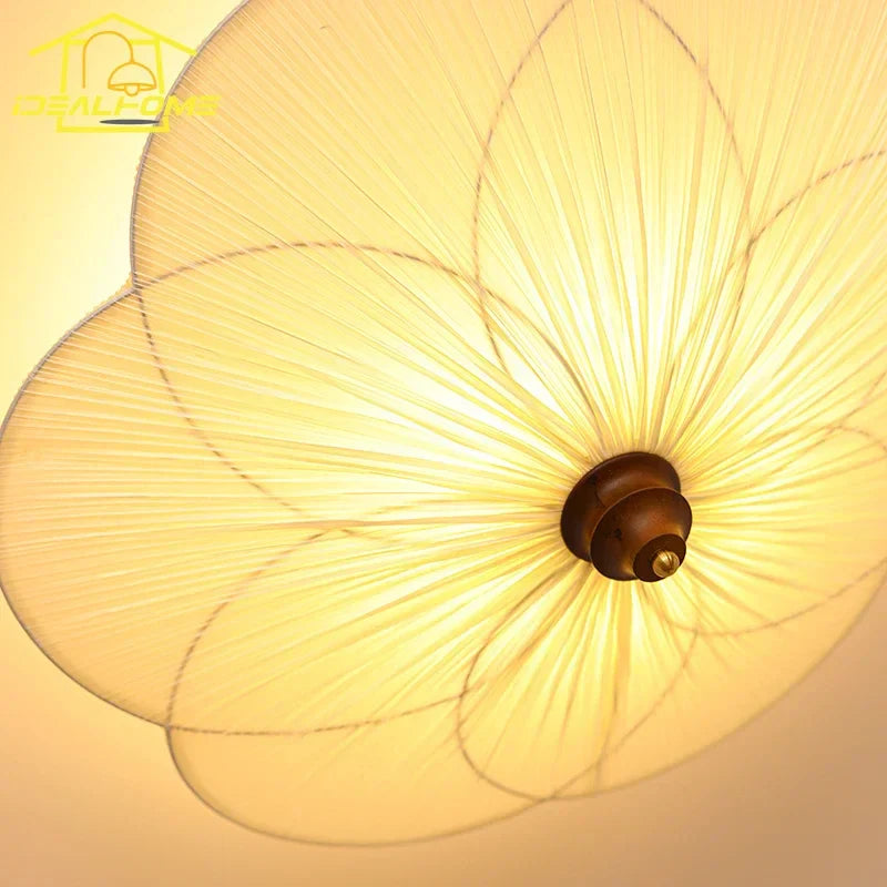 Plum Blossom LED Solid Wood Ceiling Lamp for Bedroom Living Room
