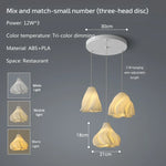 Modern 3D Printing Ceiling Chandelier for Home Dining Room Bedroom Decor