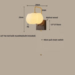 Afralia™ Wood LED Wall Lamp Modern Home Hotel Restaurant Decor Light