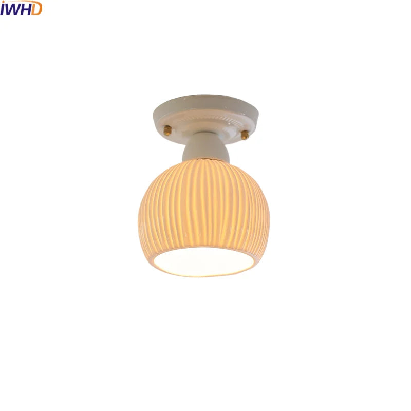 Ceramic LED Ceiling Light for Modern Home Decor & Lighting