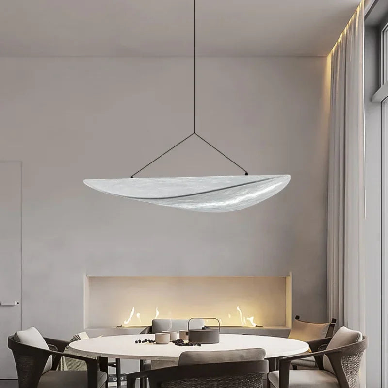 Afralia™ Silk LED Pendant Light Modern Nordic Chandelier Luminarias